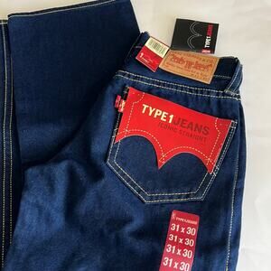 Levi’s Type 1 Jeans Guys Iconic Straight 31/30 BNWT